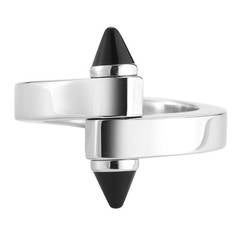 Cartier Onyx White Gold Nail Ring