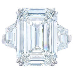 8.01ct Emerald Cut Diamond Ring 11