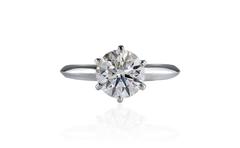 Tiffany & Co.1.82 Carat Diamond GIA Engagement Ring and Diamond Band Set