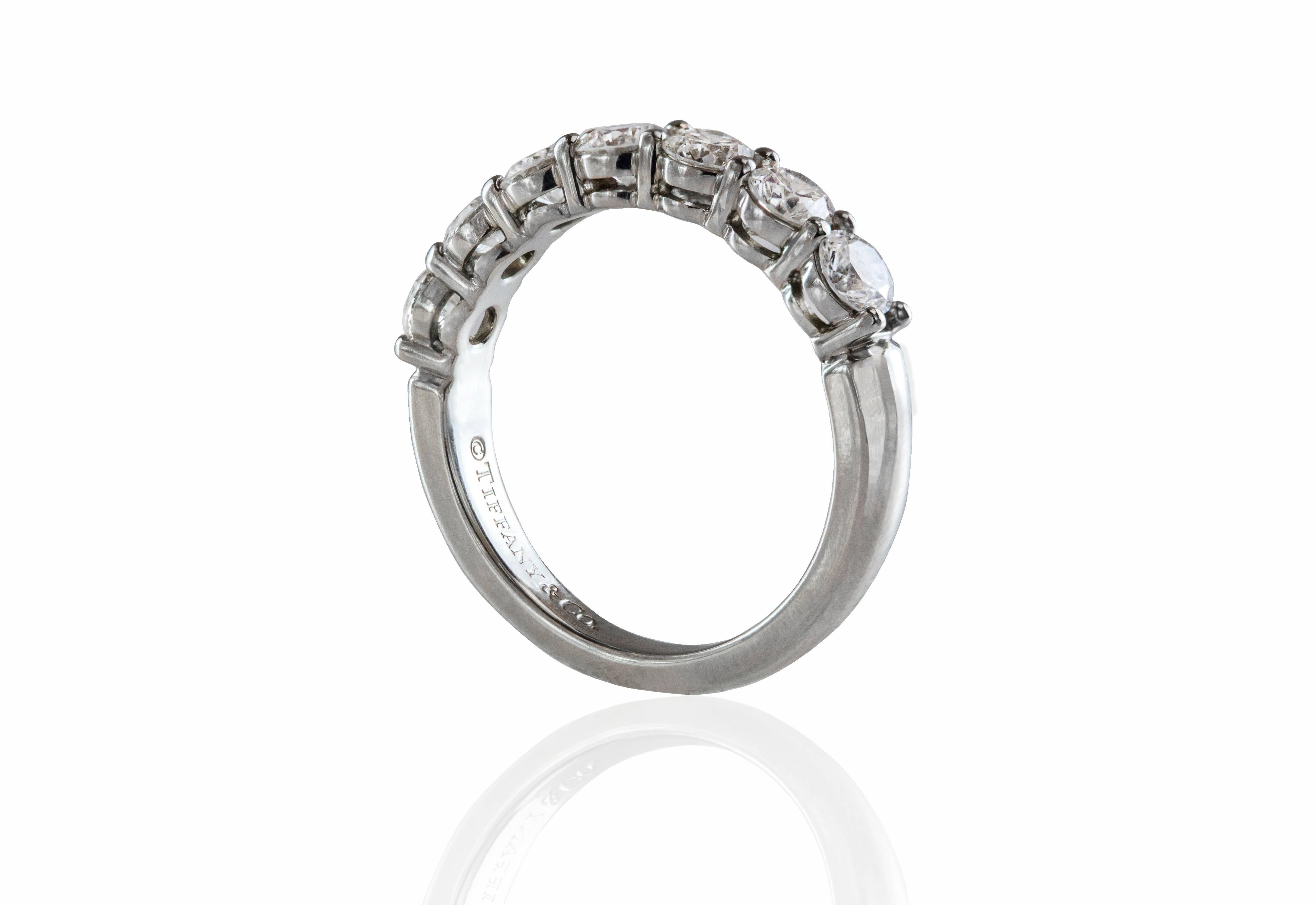 tiffany 7 stone diamond ring