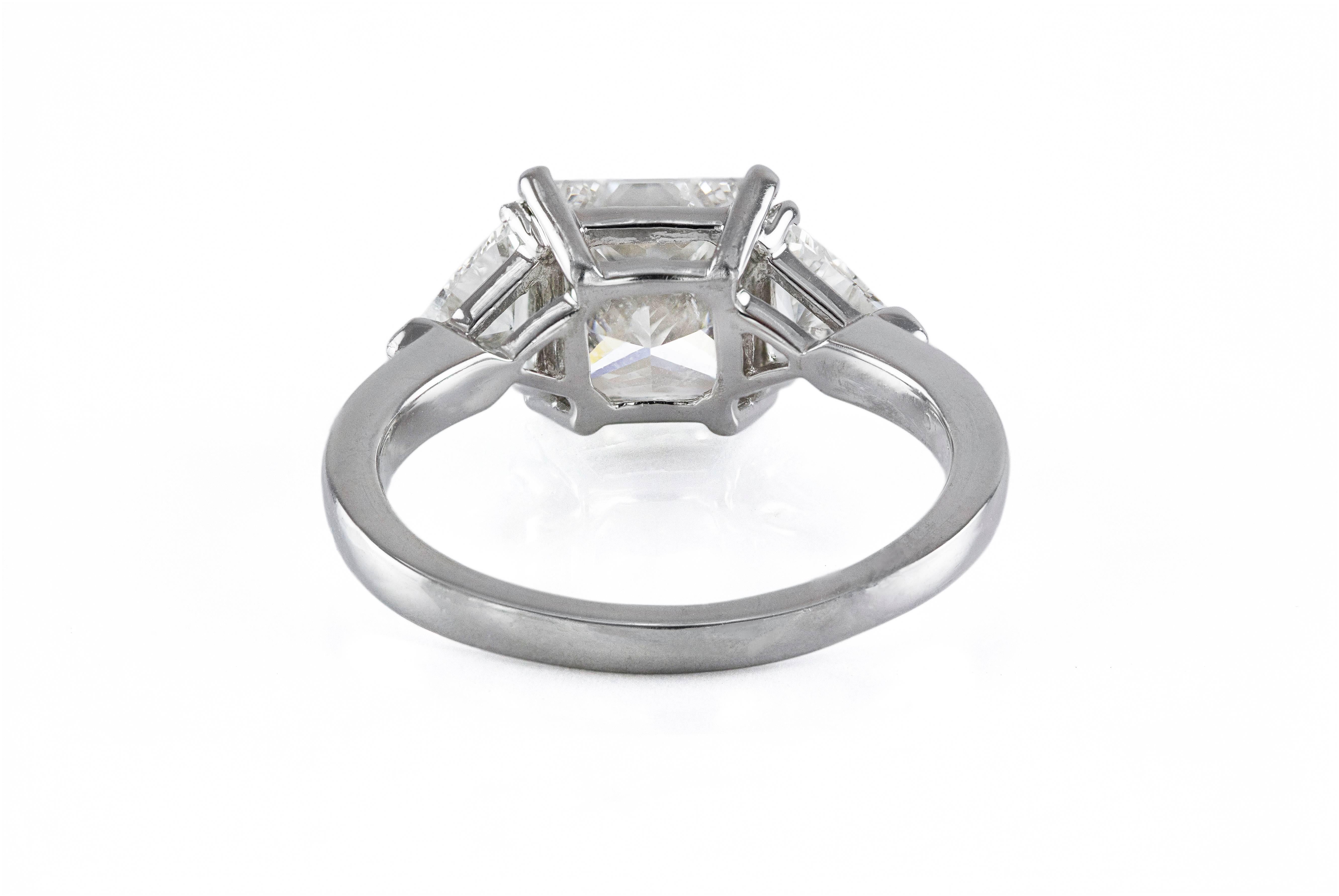 princess cut diamond platinum engagement rings