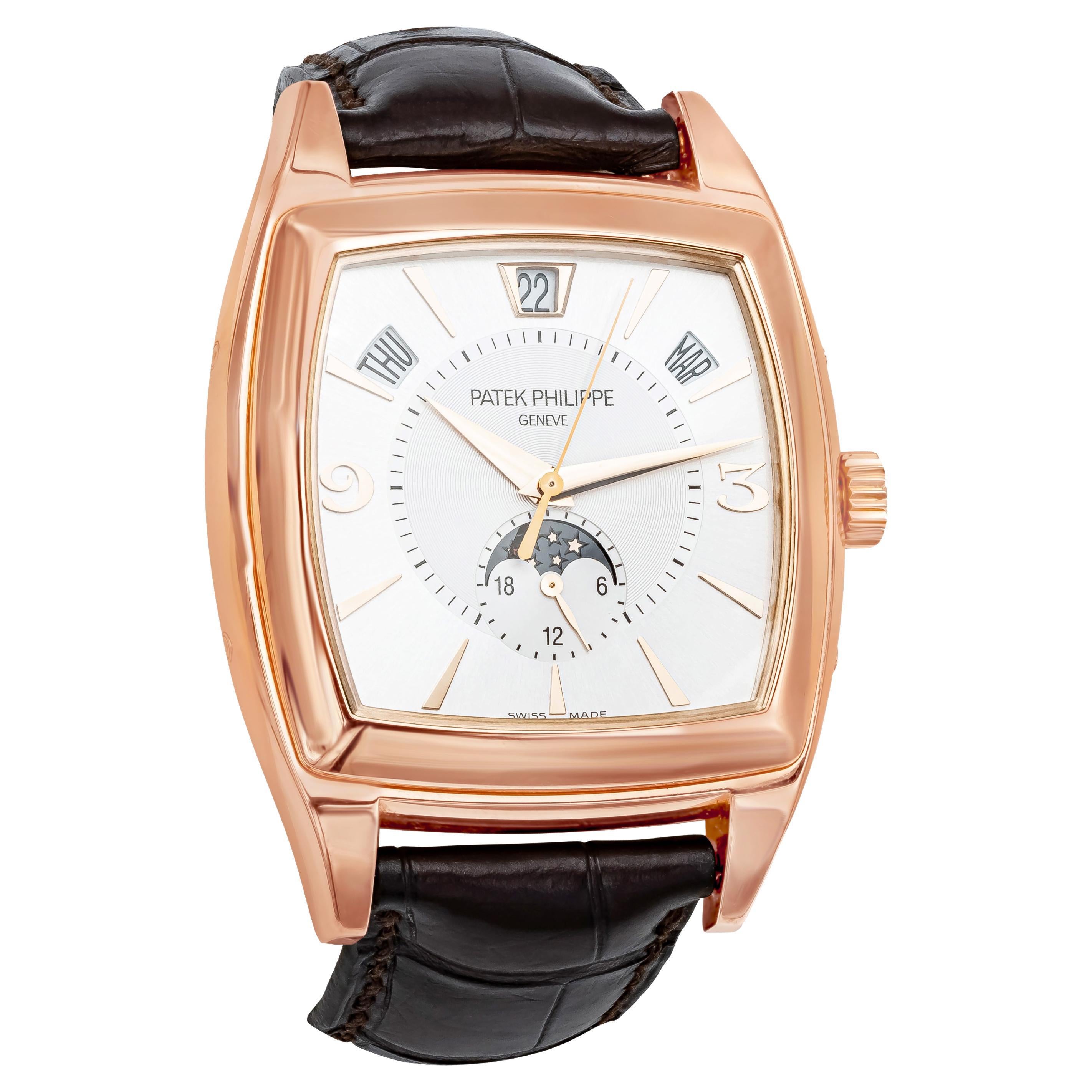 Patek Philippe Gondolo Calendario 5135R-001 Rose Gold Watch For Sale