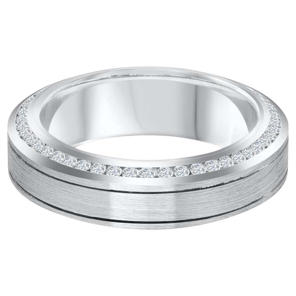 Tiffany and Co. Classic Platinum Men's Wedding Band at 1stDibs ...