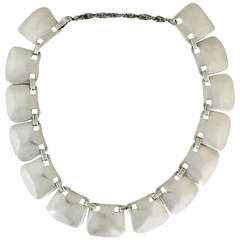 Hector Aguilar Collier à maillons en argent .940