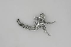 Los Castillo Sterling Silver Bird Motif Brooch
