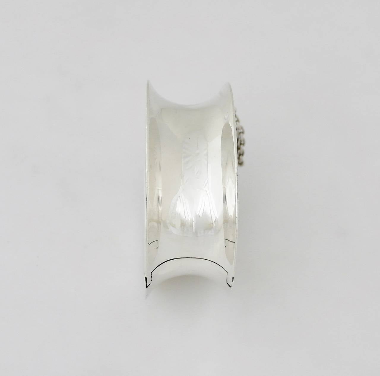 Women's or Men's Antonio Pineda Large .970 Silver Bracelet