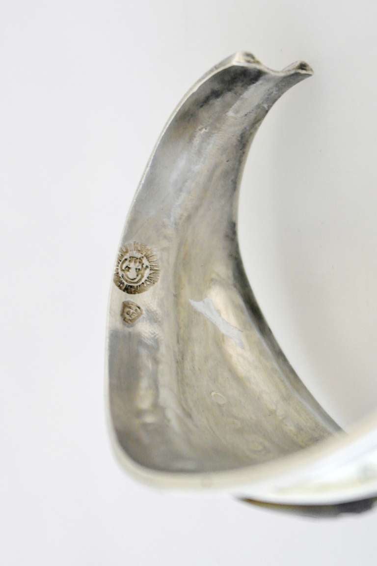 William Spratling Sterling Silver and Shell Cuff Bracelet 2
