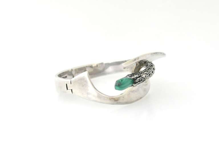 Miguel Pineda .950 Silver Sculptural Bracelet