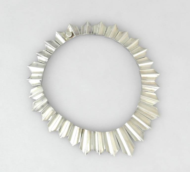 Antonio Pineda .970 Silver Necklace - MATCHING BRACELET FREE !!! In Excellent Condition For Sale In New York, NY