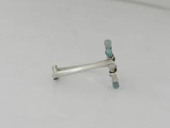 Taxco Sterling Silver Jadeite Bracelet