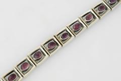 Taxco Amethyst Sterling Silver Bracelet