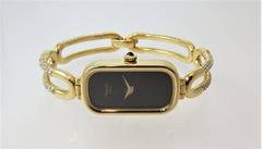 Chopard Yellow Gold Diamond Bracelet manual Wristwatchi