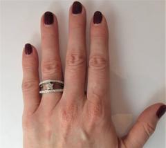 Gioielmoda Anello in oro con diamanti di Pasquale Bruni e stella centrale
