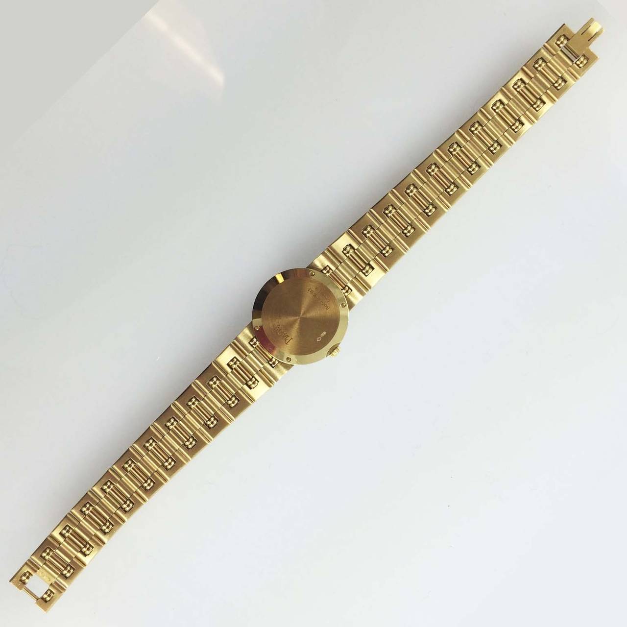 Piaget Lady's Yellow Gold Diamond Dancer Bracelet Wristwatch 1