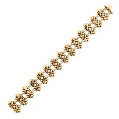 Roberto Coin Yellow and White Gold Diamond Bracelet 6