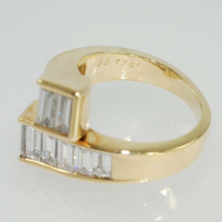 Baguette Cut Baguette Diamond Ring by Kurt Wayne