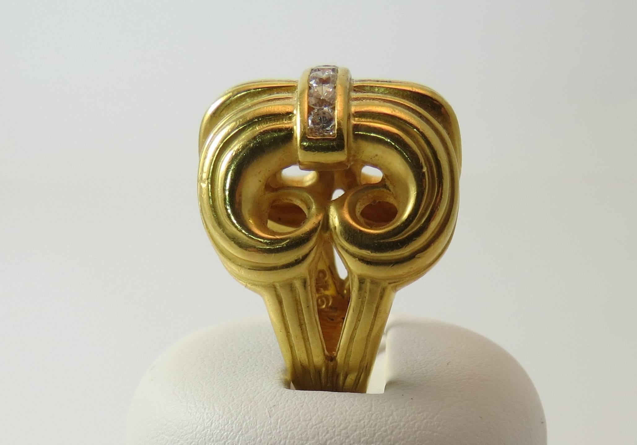 gold pavithram ring