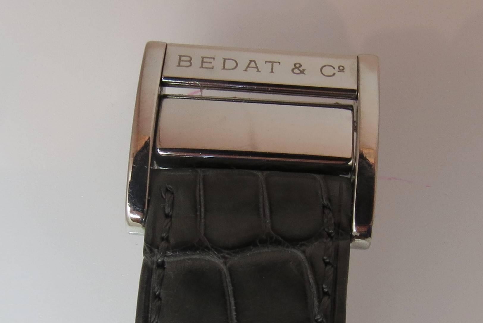 Bedat Damen Edelstahl Diamant Nr. 7 Automatik-Armbanduhr im Angebot 2