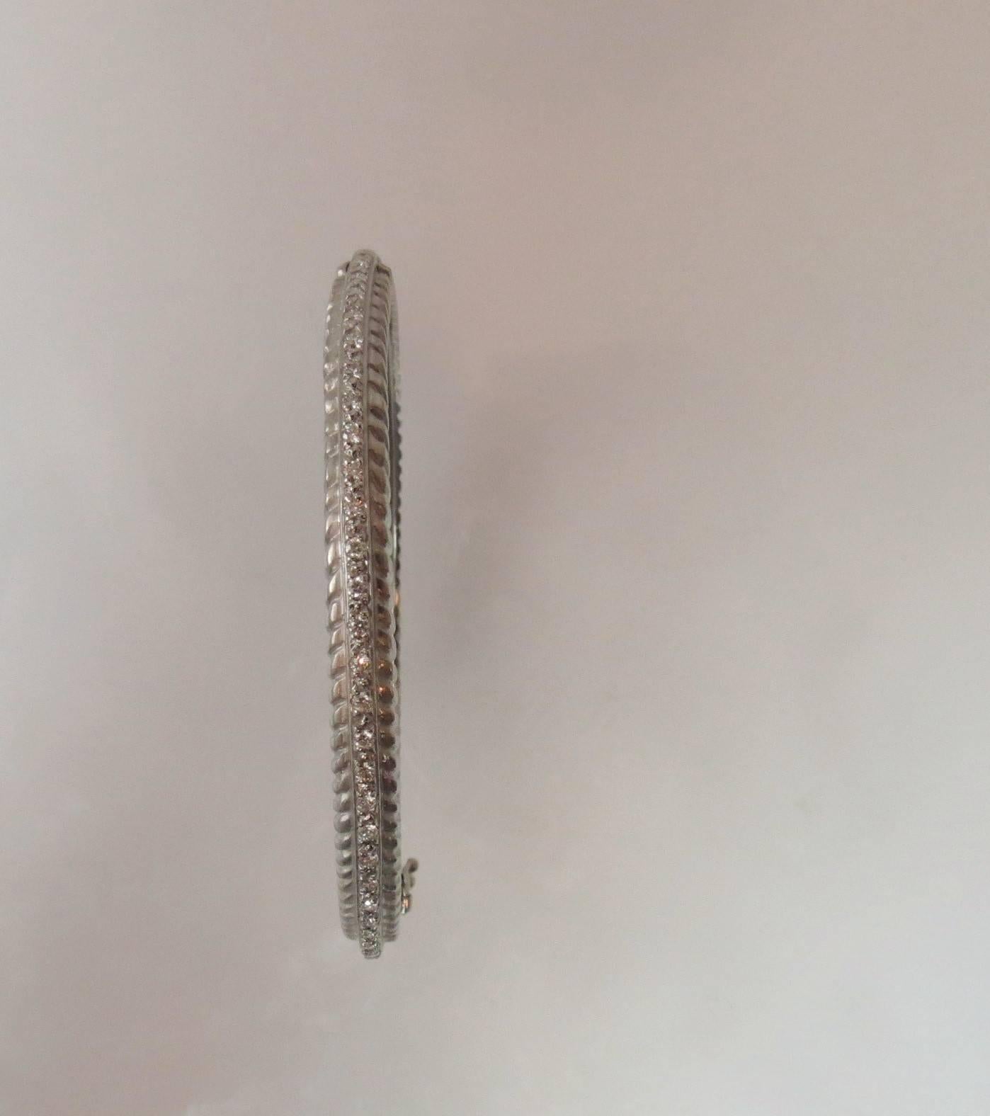 Bracciale Doris Panos in oro bianco 18 carati stile 