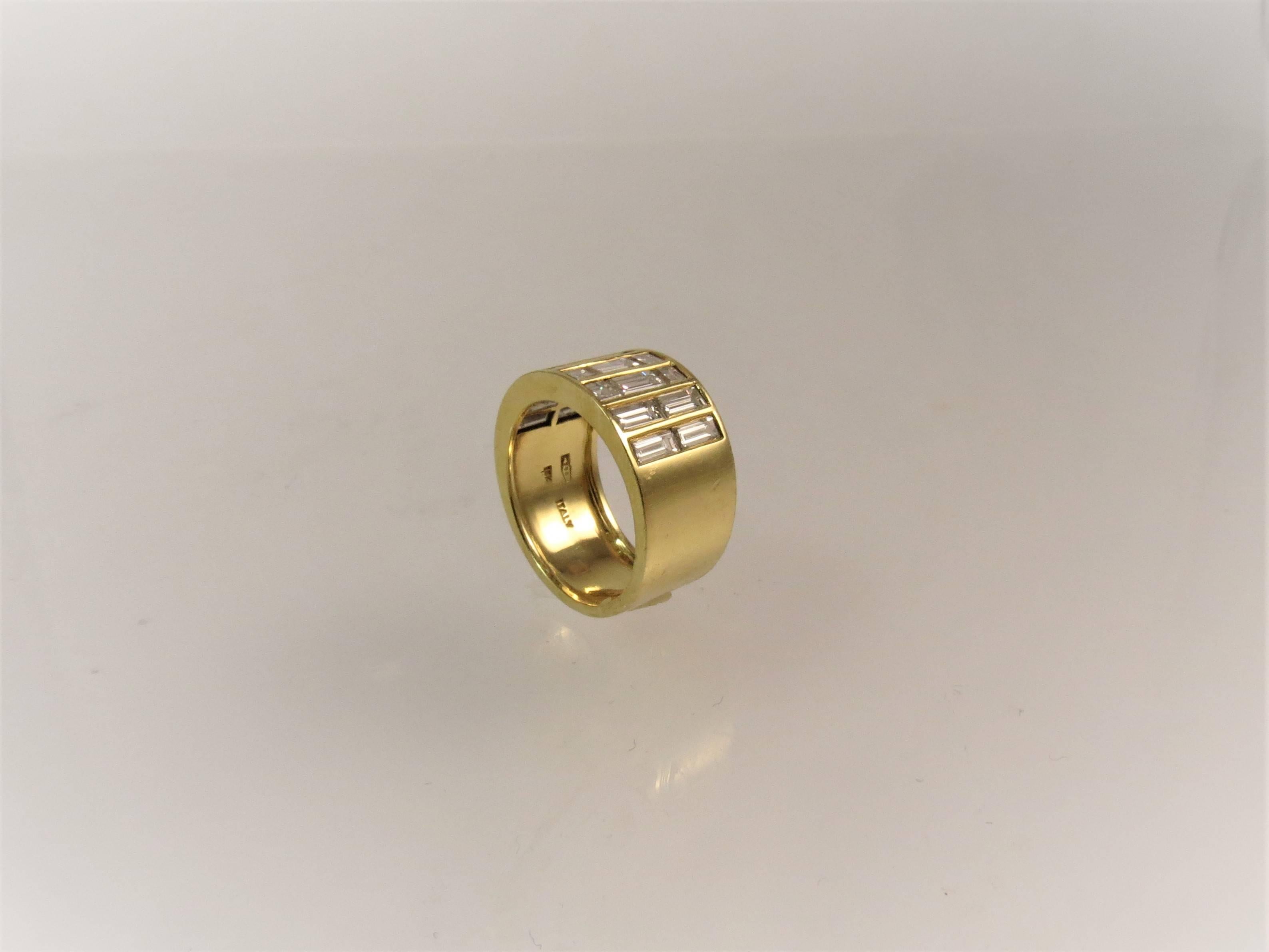 gold wide ring