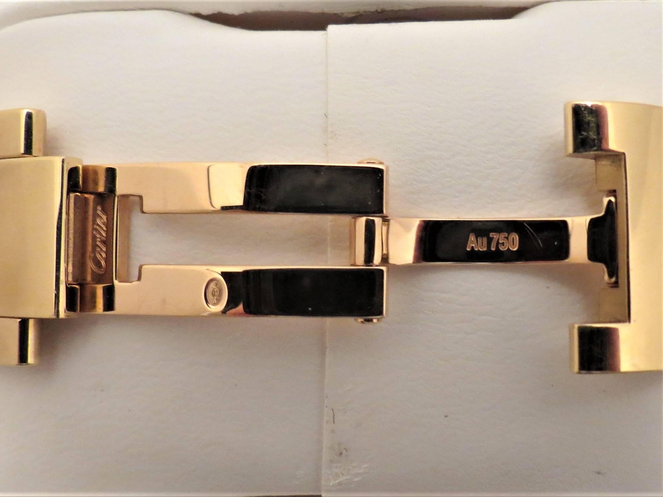 Contemporary Cartier Yellow Gold Diamond Never Worn Ballon Bleu Automatic Bracelet Wristwatch