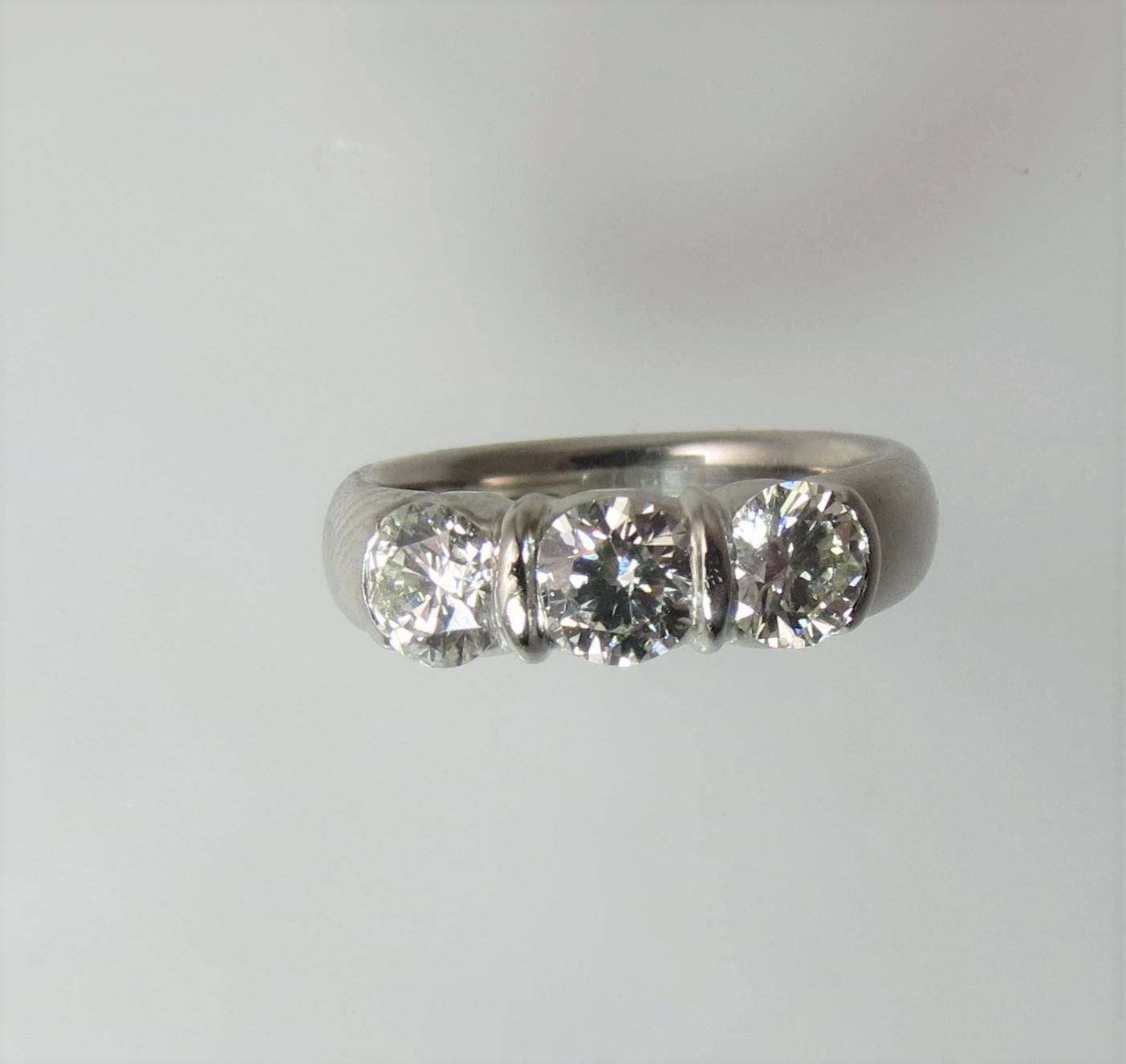 Women's Tiffany & Co. Diamond and Platinum Band Ring