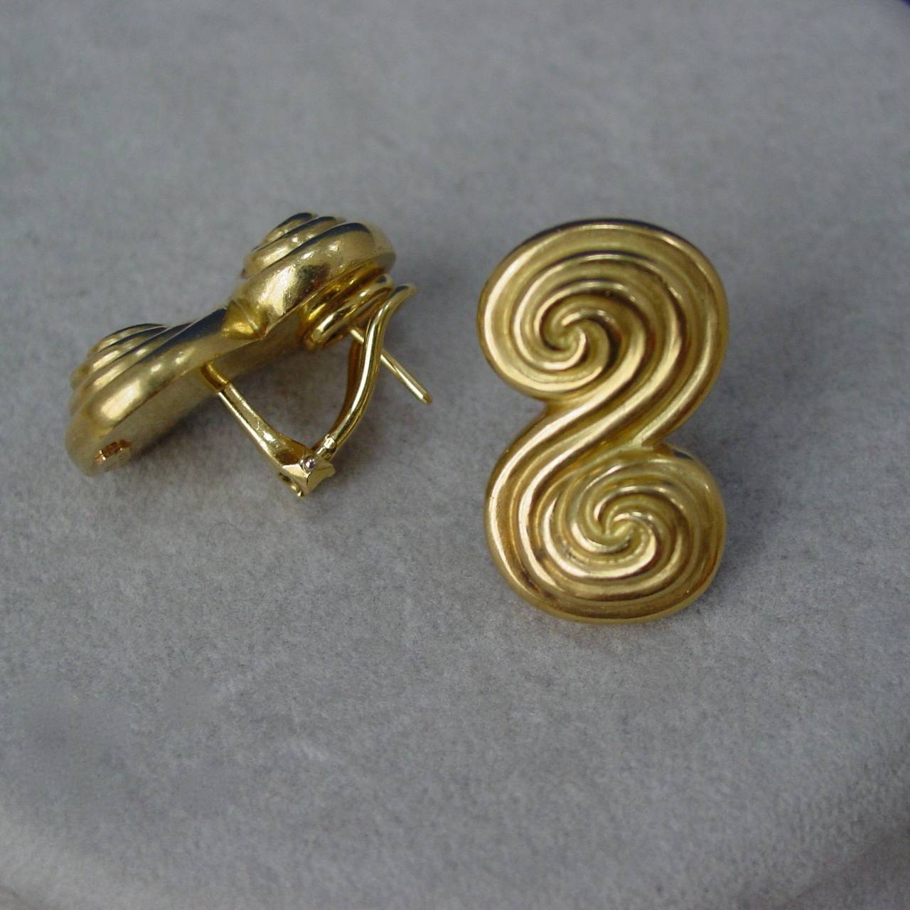 Tiffany & Co. Gold Swirl Suite In Excellent Condition In Beverly Hills, CA