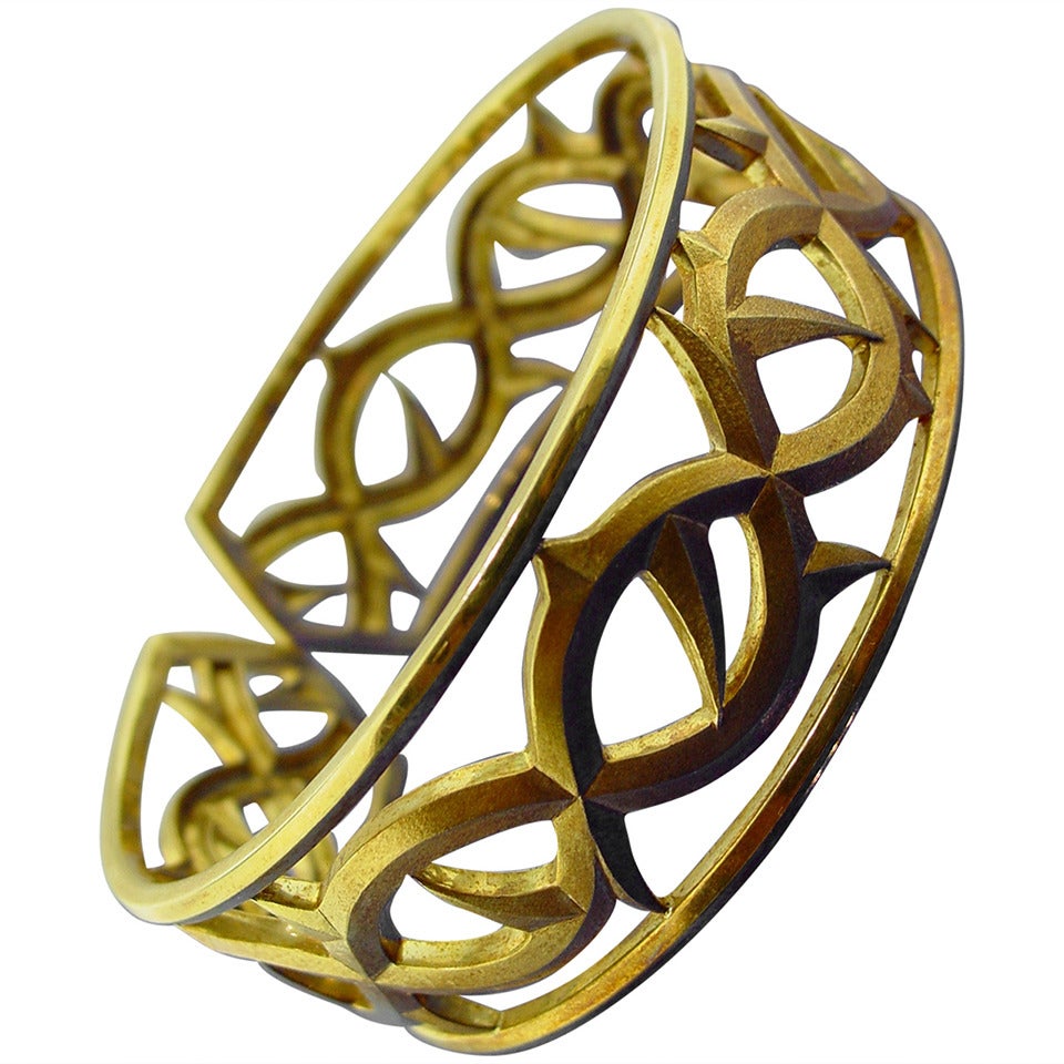 Stephen Webster Gold Arm Cuff For Sale
