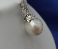 Baroque South Sea Pearl and Diamond Pendant