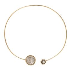 Dubini Empires Ancient Silver Coin Gold Choker 2