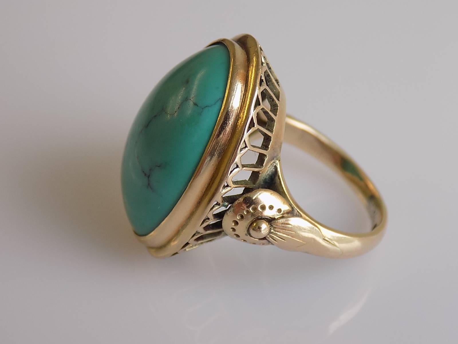 turquoise cocktail rings