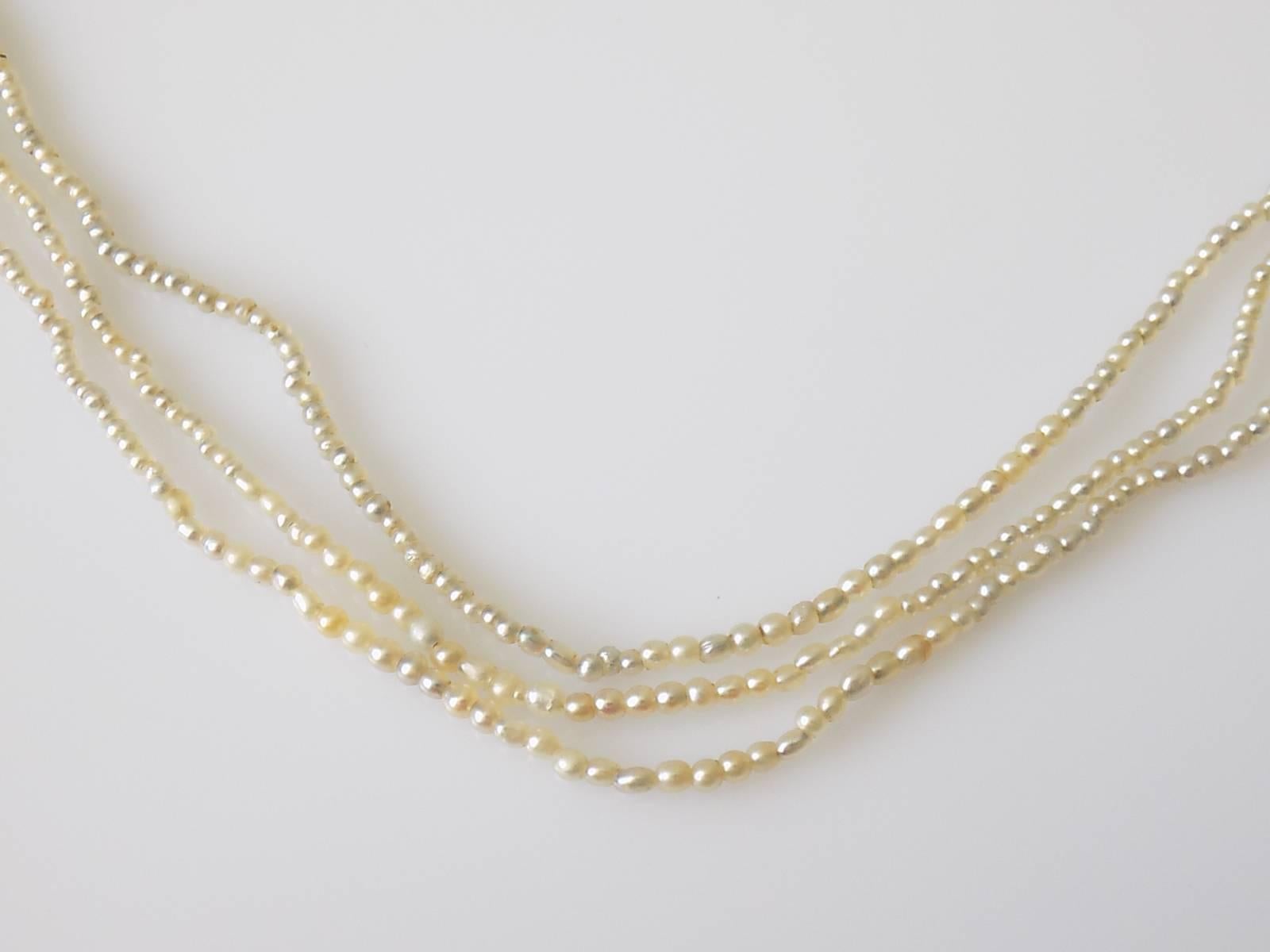 seed pearl necklace