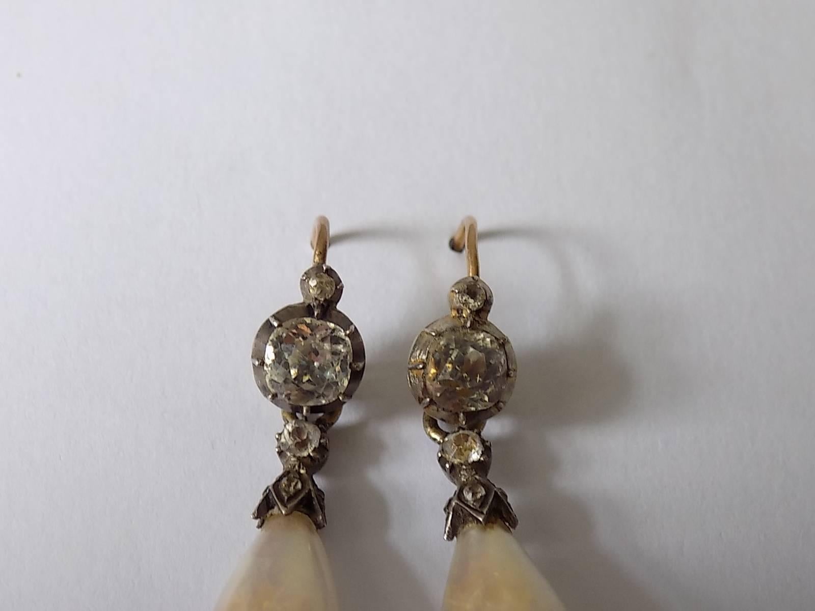 antique pearl earrings