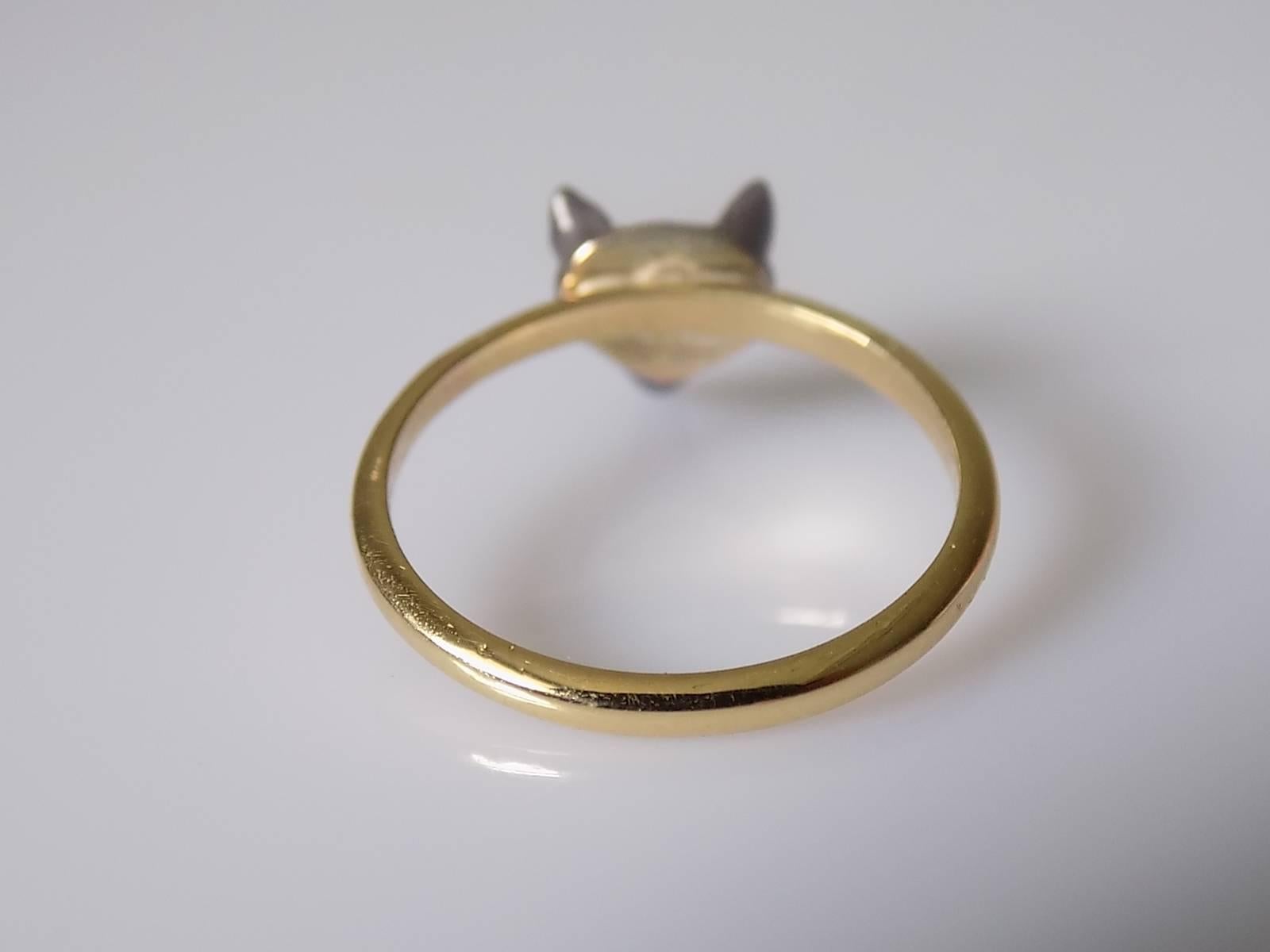 gold fox ring