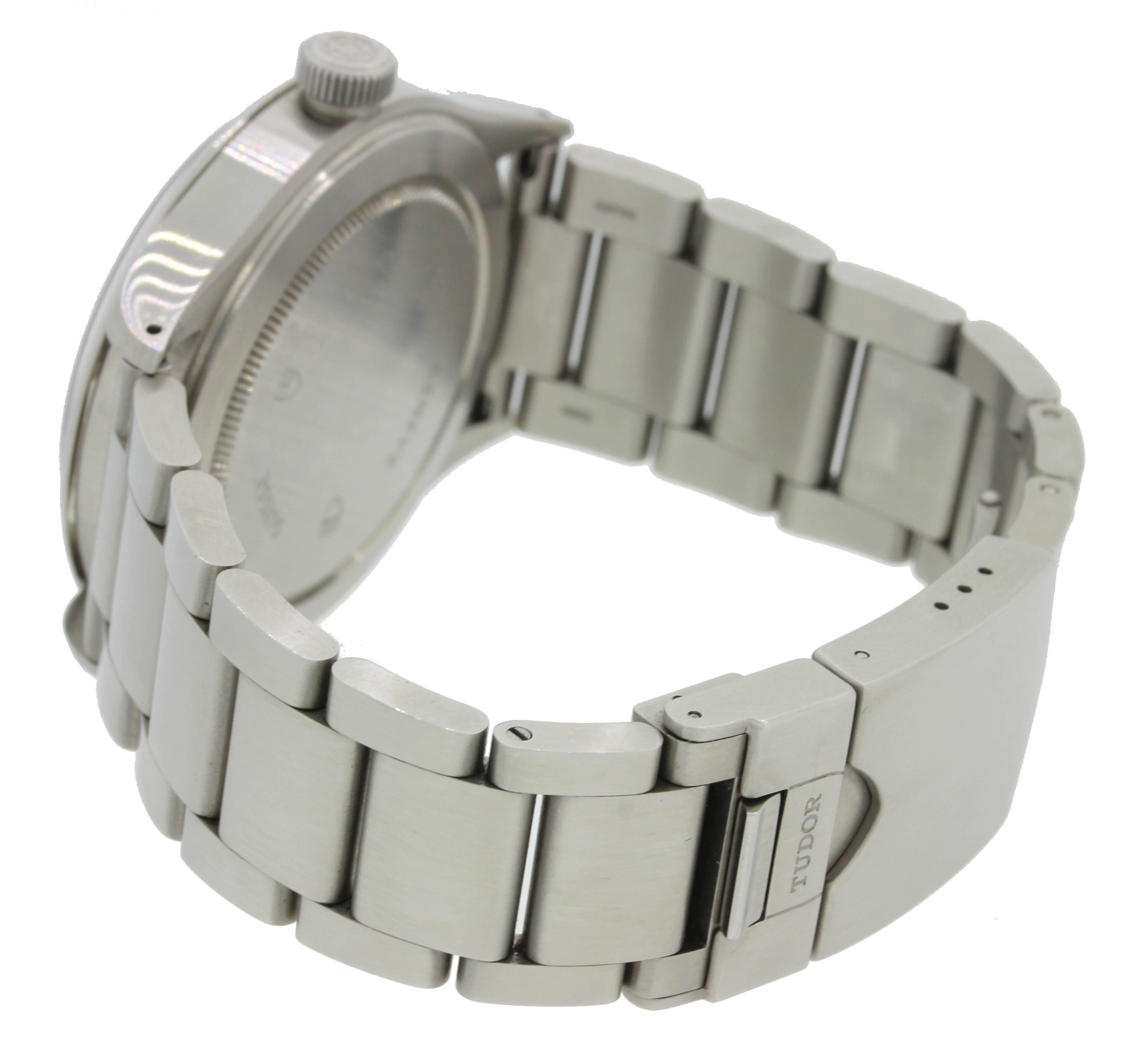 Tudor Stainless Steel Heritage Ranger Black Self Winding Wristwatch, 2015 For Sale 1