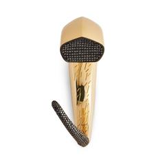 Black Diamond and Gold Bear Claw Cuff by Bear Brooksbank