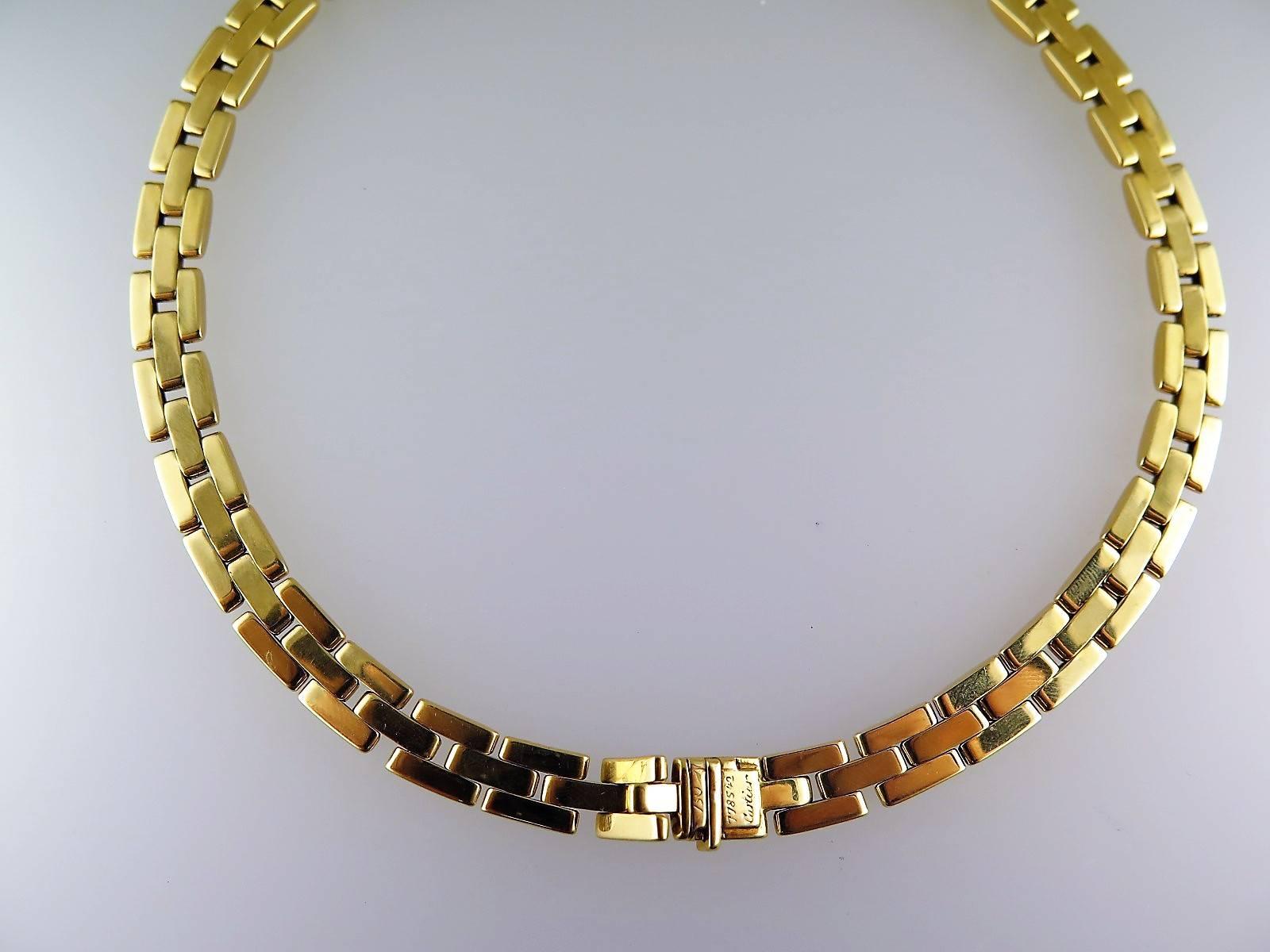 Women's Cartier Yellow Gold Maillion Panthère Necklace