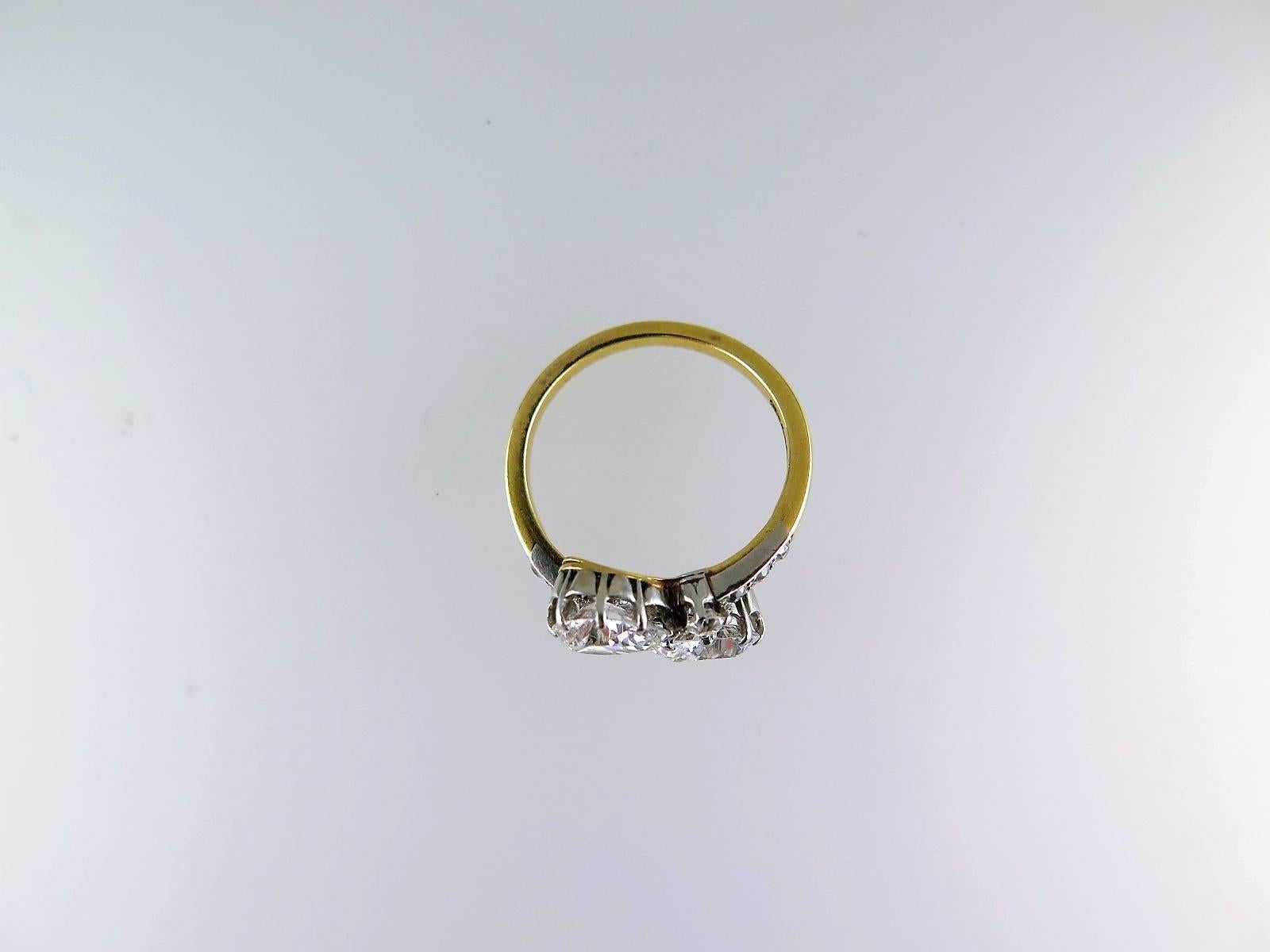 antique pear shaped engagement ring