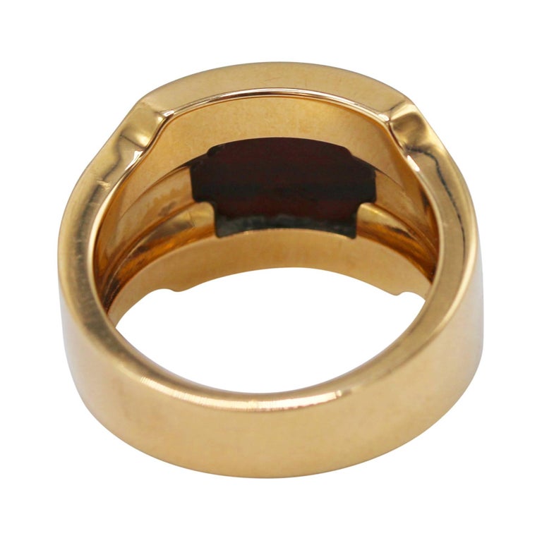 Cartier Tiger's Eye and Gold Men's Ring at 1stDibs | cartier tiger eye ...