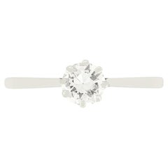 Antique Art Deco 0.50ct Diamond Solitaire Ring, c.1920s