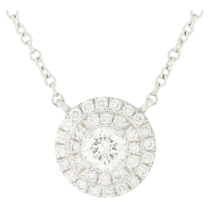 Ciondolo "Soleste" con diamante da 0,30 carati di Tiffany & Co. in vendita