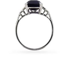 Art Deco Amethyst and Diamond Ring, circa 1920s
