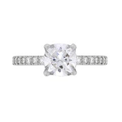 Cushion Cut Diamond Tiffany & Co. Solitaire