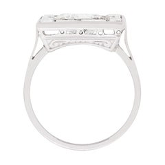 3.00 Carat Late Deco Diamond Cluster Ring, circa 1930s