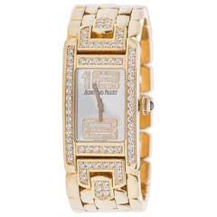 Audemars Piguet Ladies Yellow Gold Diamond Promesse Quartz Wristwatch