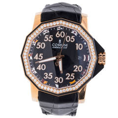 Corum Rose Gold Diamond Admiral's Cup Competition 40 Automatic Wristwatch