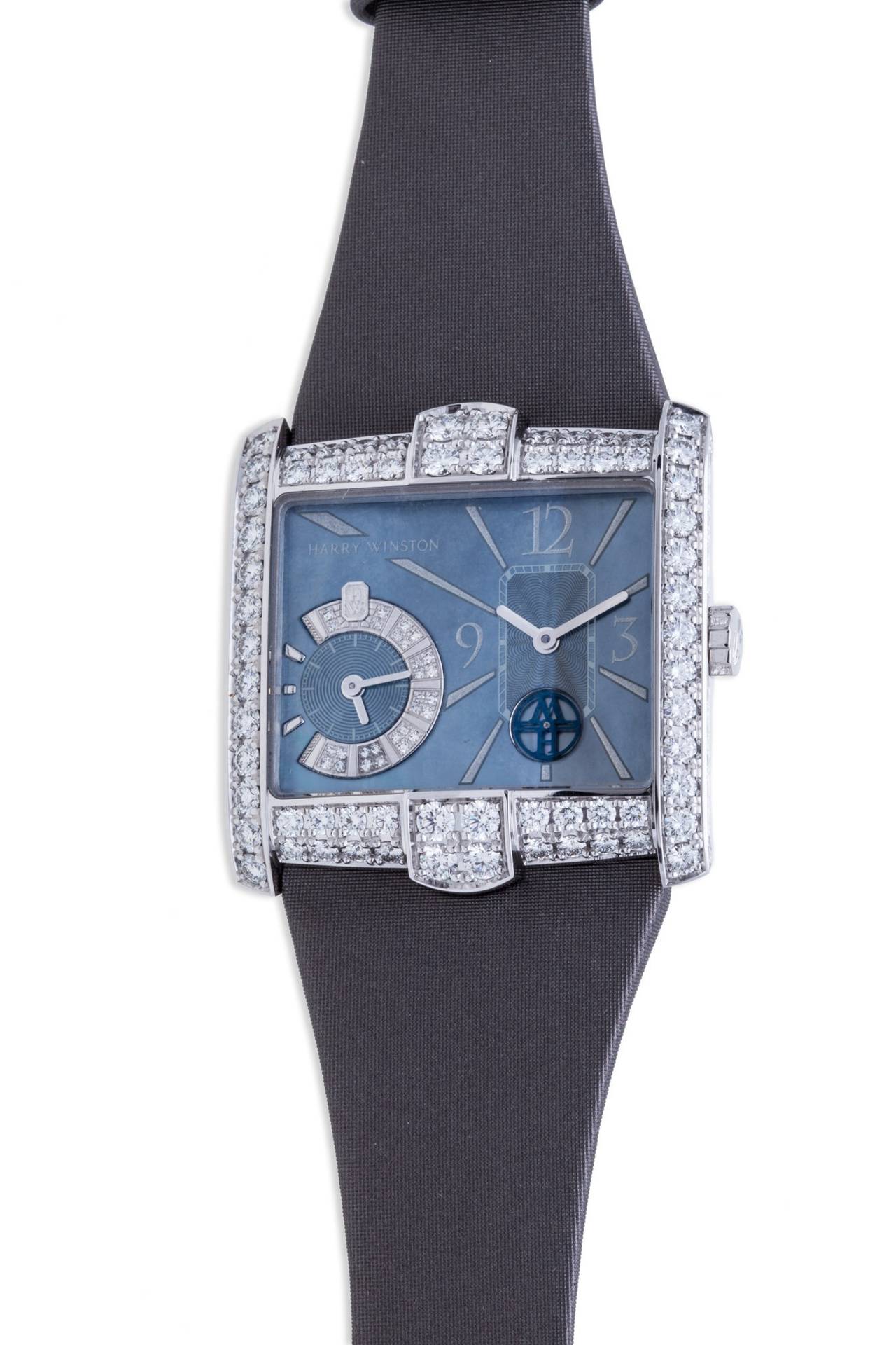 Harry Winston Ladies White Gold Diamond Avenue B Wristwatch 1