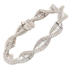 Oliva Diamond White Gold Bracelet