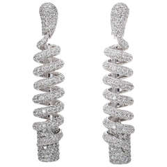 de Grisogono Spiral Diamond Earrings