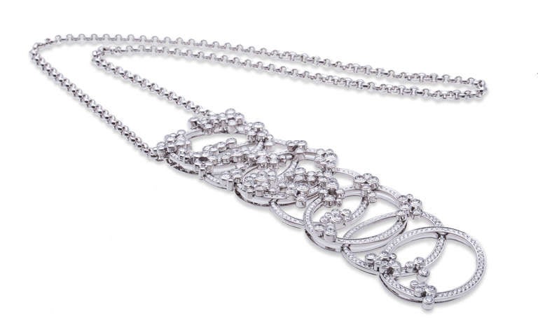 Audemars Piguet Jewelry Millenary Diamond White Gold Necklace